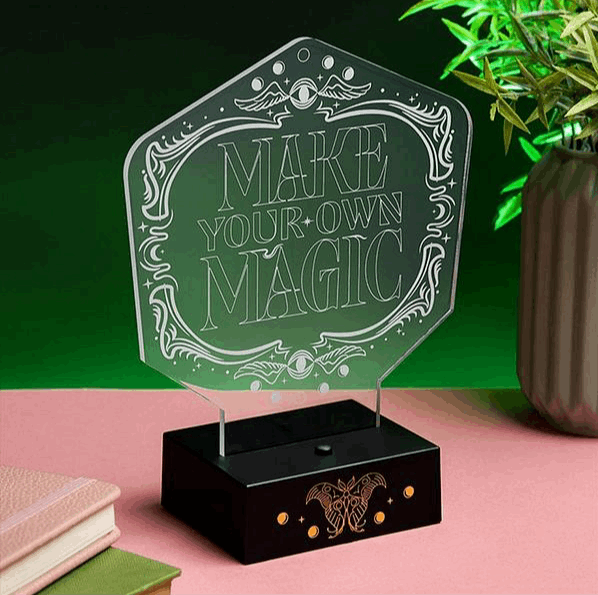 Wicked Acrylic Light Night Lamp by Paladone as seen on celebrities