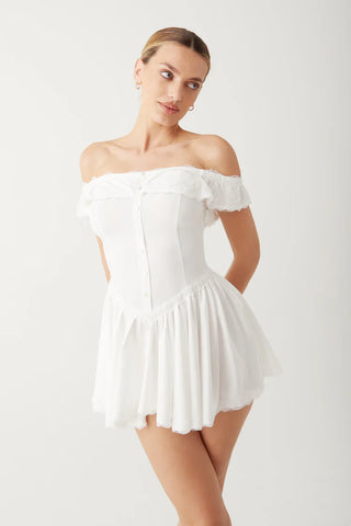 Buy Frankies Bikinis Charli Mini Dress as seen on Sabrina Carpenter