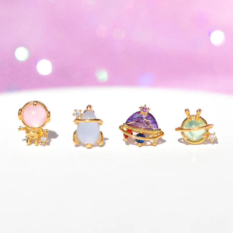 Girls Crew Blast Off Earring Stud Set Earrings by Girls Crew as seen on celebrities