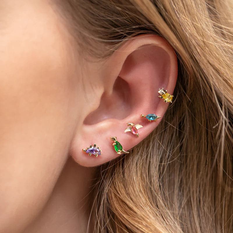 Shop Girls Crew Girls Crew Dino-Mite Stud Earring Set online at Spoiled Brat