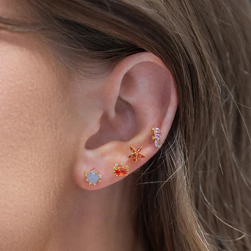 Shop Girls Crew Girls Crew Under the Sea Earring Stud Set online at Spoiled Brat