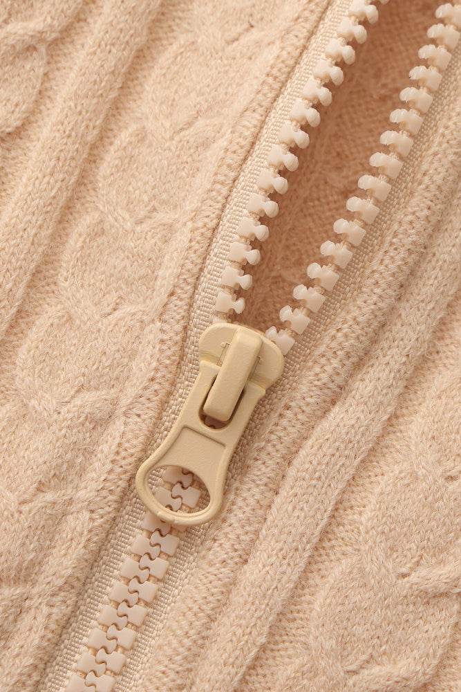 PIXIE & PEACH Maeve Crop Cable Knit