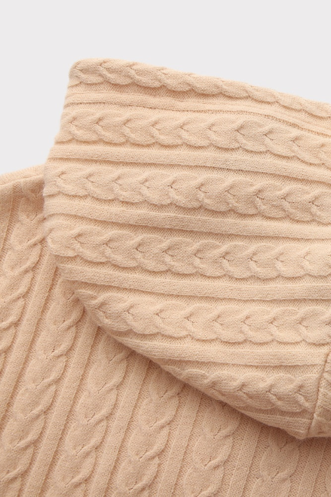 PIXIE & PEACH Maeve Crop Cable Knit