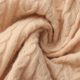 PIXIE & PEACH Maeve Crop Cable Knit Jogger