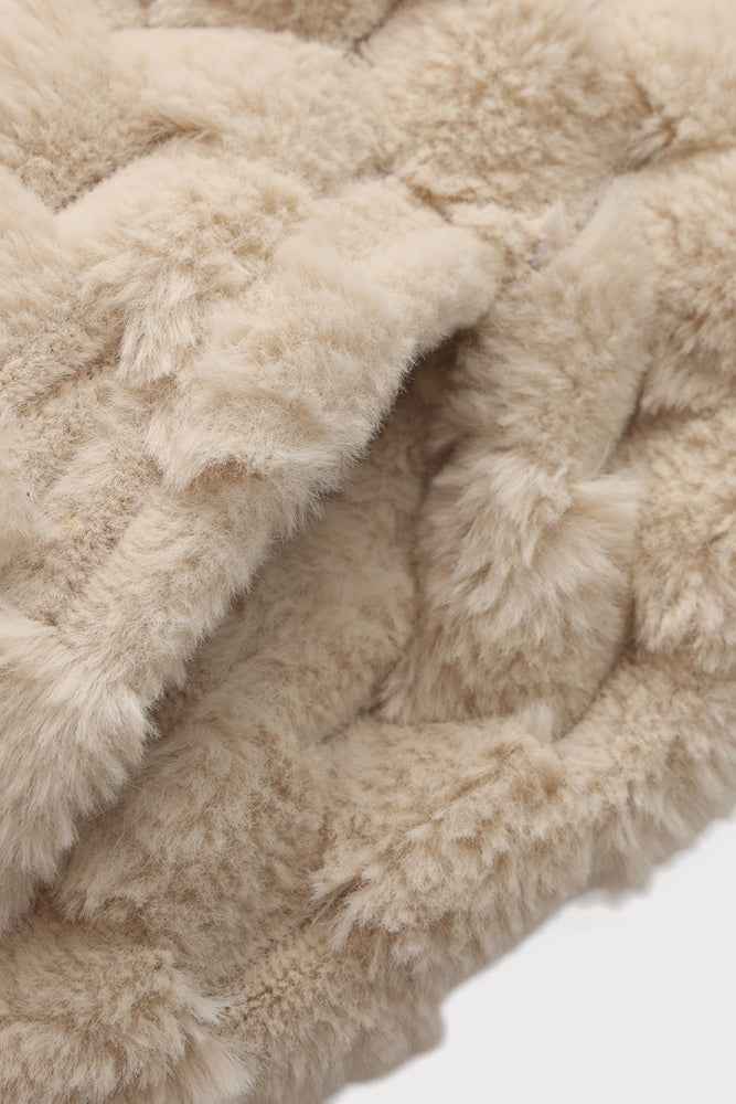 PIXIE & PEACH Beige Freddie Snuggle Borg Top