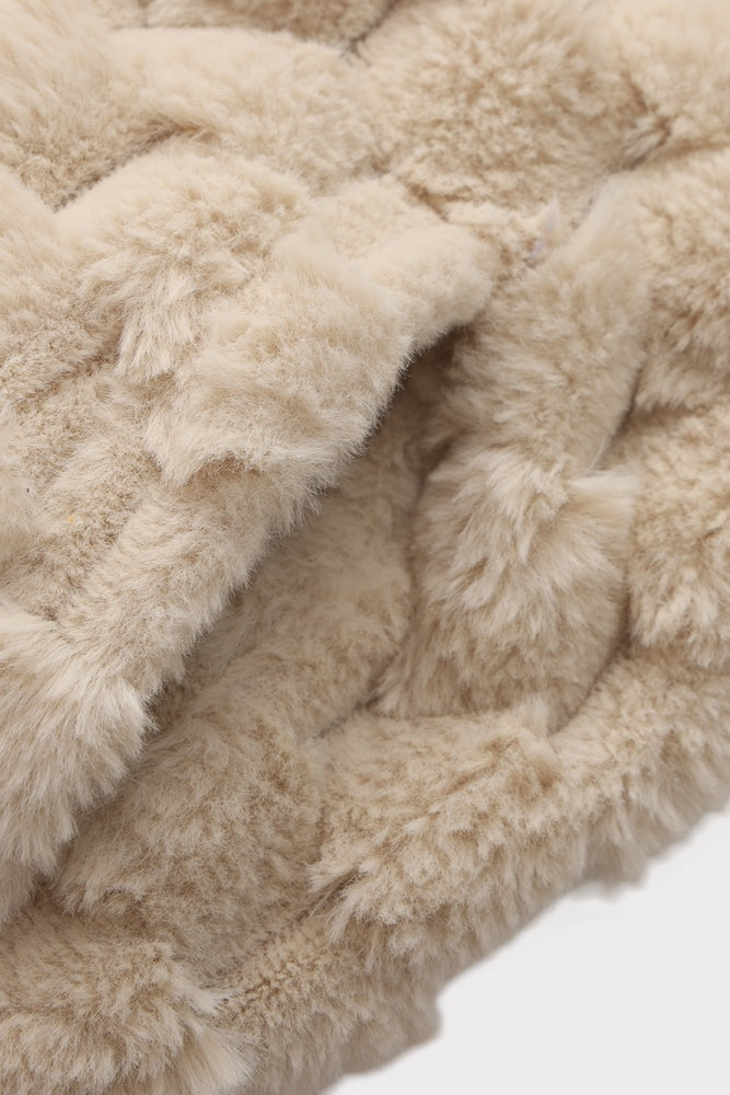 PIXIE & PEACH Beige Freddie Snuggle Borg Top