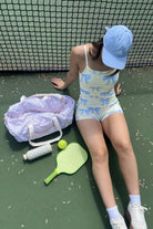 Happy Camp3r Blue Bows Active Romper Suit