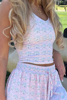 Happy Camp3r Ribboned Dreams Athleisure Tank Top