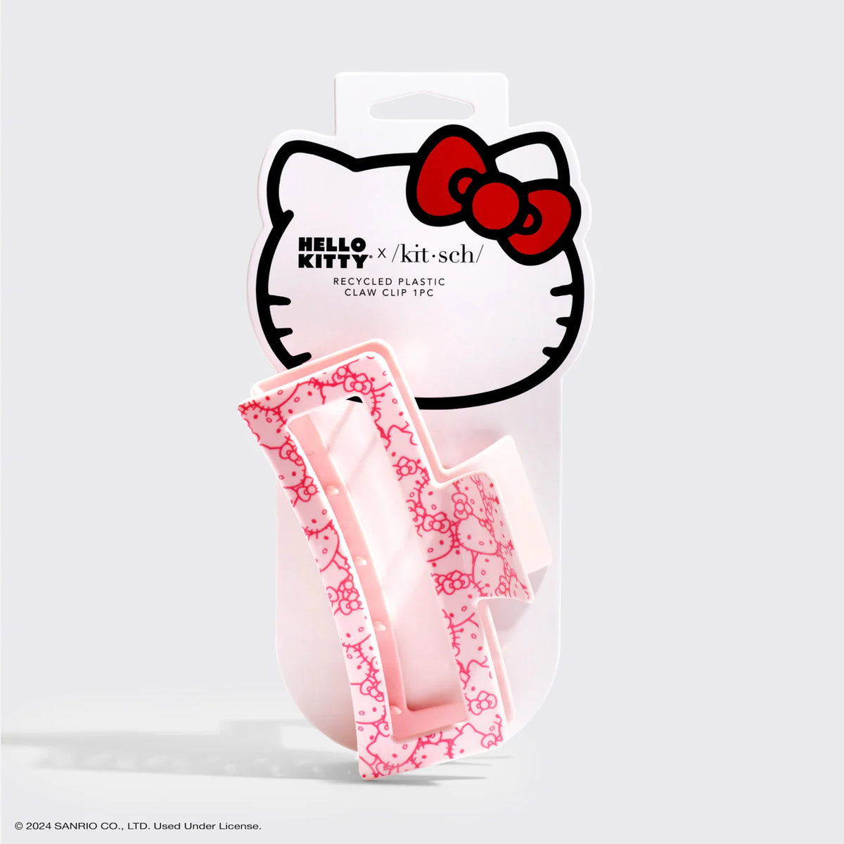 Shop Kitsch Hello Kitty x Kitsch Recycled Plastic Jumbo Open Shape Claw Clip online at Spoiled Brat