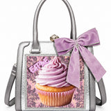 House of HC EAT ME Scented Violet Creme Handbag