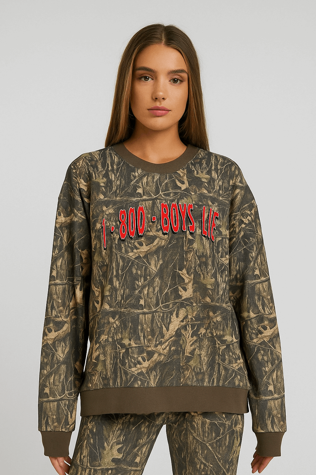 Boys Lie 1-800 Manhunt Kara Crewneck Sweater