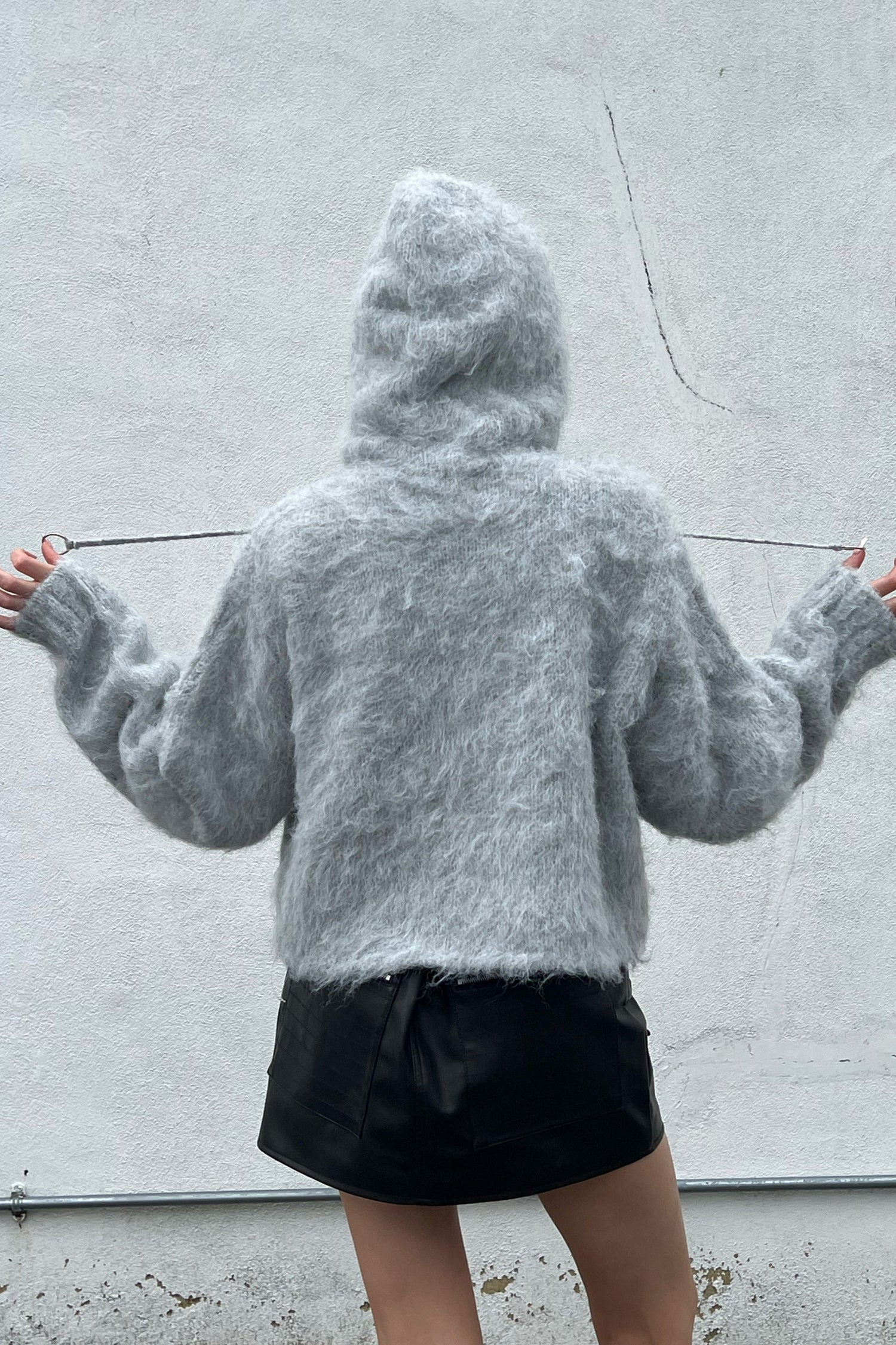 The Ragged Priest Arctic Fluffy Knit Hoodie