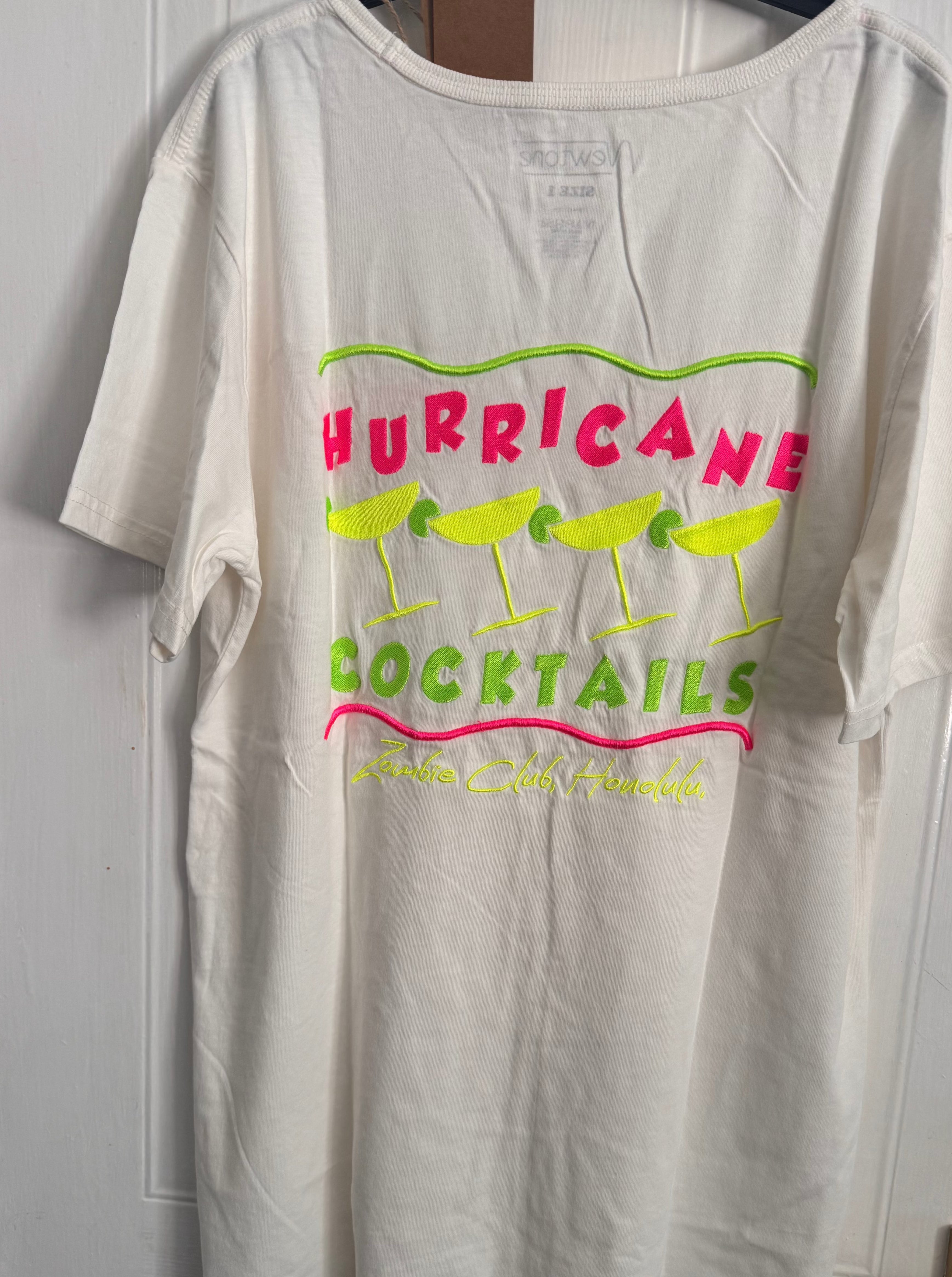 Shop Newtone Newtone Schiffer Hurricane Tee T-Shirt for women – premium loungewear and festival fashion at Spoiled Brat