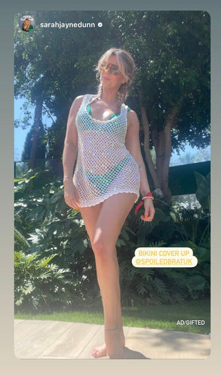 Shop Show Me Your Mumu Sequin Beach Cass Coverup Dress as seen on Sarah Jayne Dunn - Spoiled Brat  Online