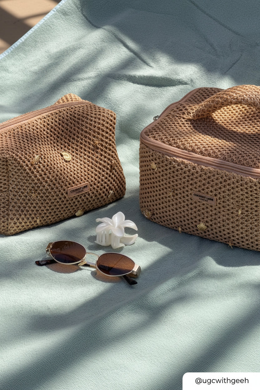 Coconut Lane Sands of St Tropez Travel Vanity Case - Spoiled Brat