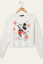 JUNKFOOD Disney Mickey Snowflake Christmas Jumper