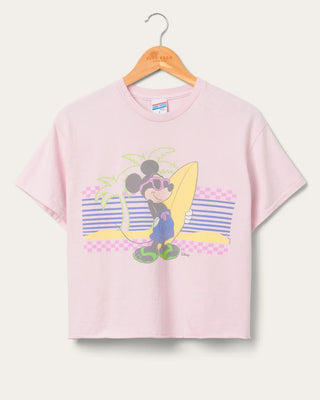 Shop Junk Food Mickey Surf Flea Market Crop Top Online