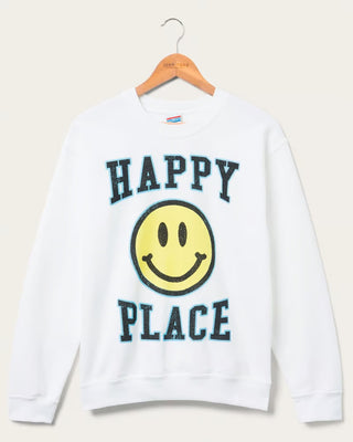 Shop Junk Food Womens Happy Place Flea Market Fleece Sweater - Spoiled Brat  Online
