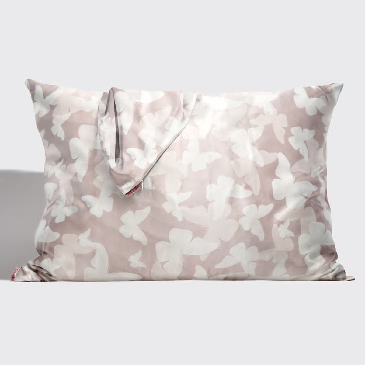 Shop Kitsch KITSCH Satin Pillowcase Champagne Butterfly online at Spoiled Brat