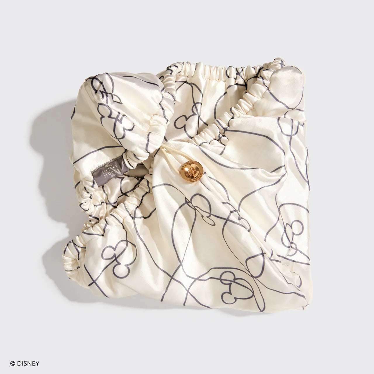 Kitsch & Mickey and Minnie Satin-Wrapped Hair Towel - Mickey Maze Beauty Product by Kitsch as seen on celebrities