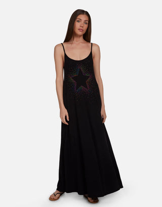 Lauren Moshi Berna Neon Stud Maxi Dress