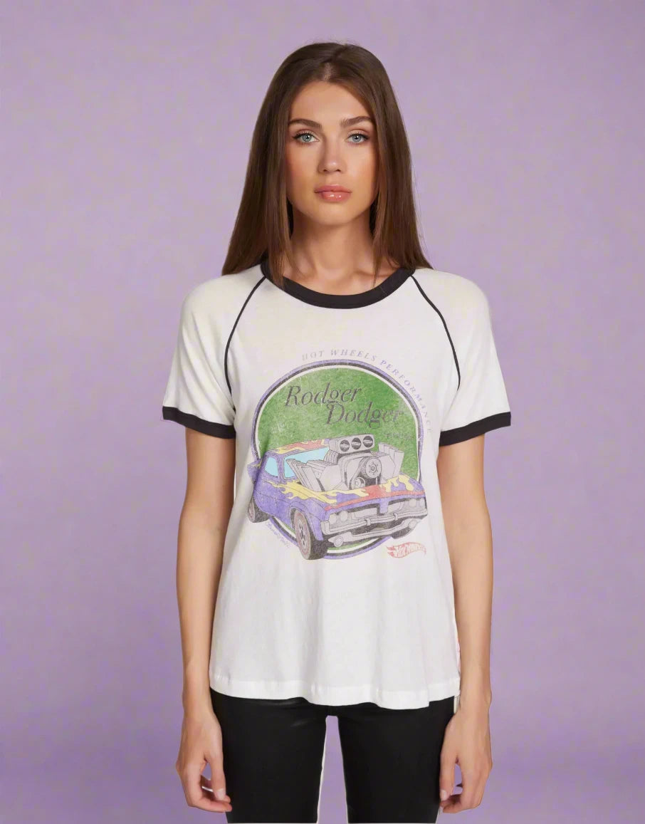 Shop Lauren Moshi Lauren Moshi Brice Hot Wheels Roger Dodger T-Shirt online at Spoiled Brat