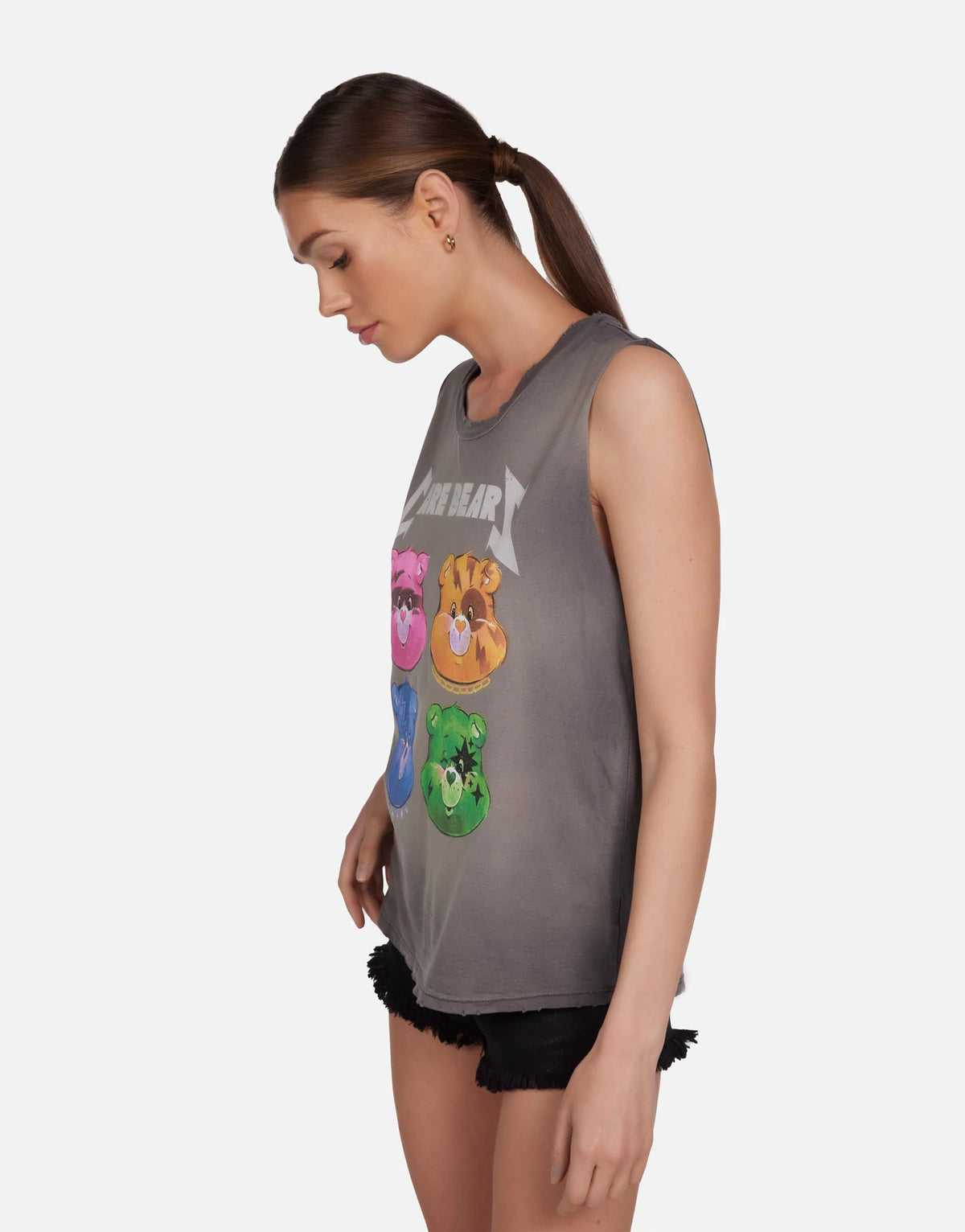 Shop Lauren Moshi Lauren Moshi Kel Rock Care Bears Singlet online at Spoiled Brat