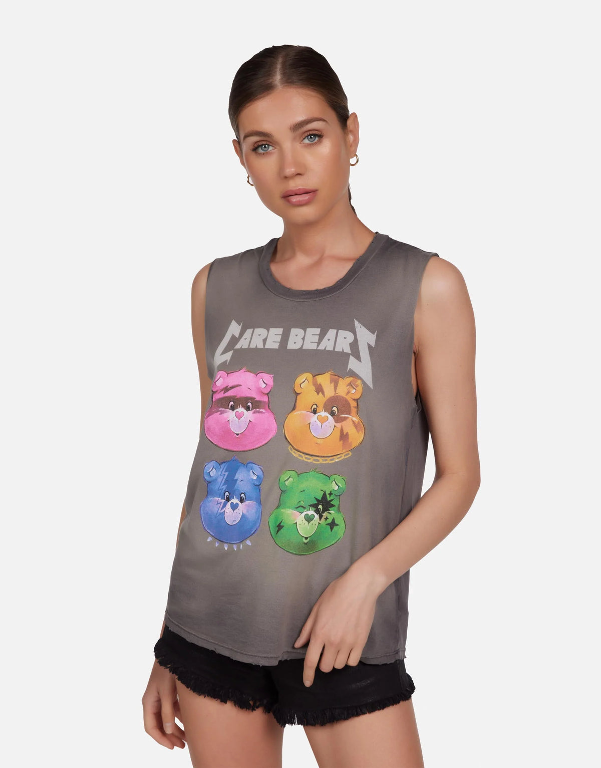 Shop Lauren Moshi Lauren Moshi Kel Rock Care Bears Singlet online at Spoiled Brat