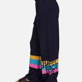 Lauren Moshi Martina Pink Happy Peace Love Joggers