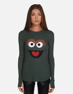 Shop Lauren Moshi Lauren Moshi McKinley Oscar The Grouch Long Sleeved Tee online at Spoiled Brat