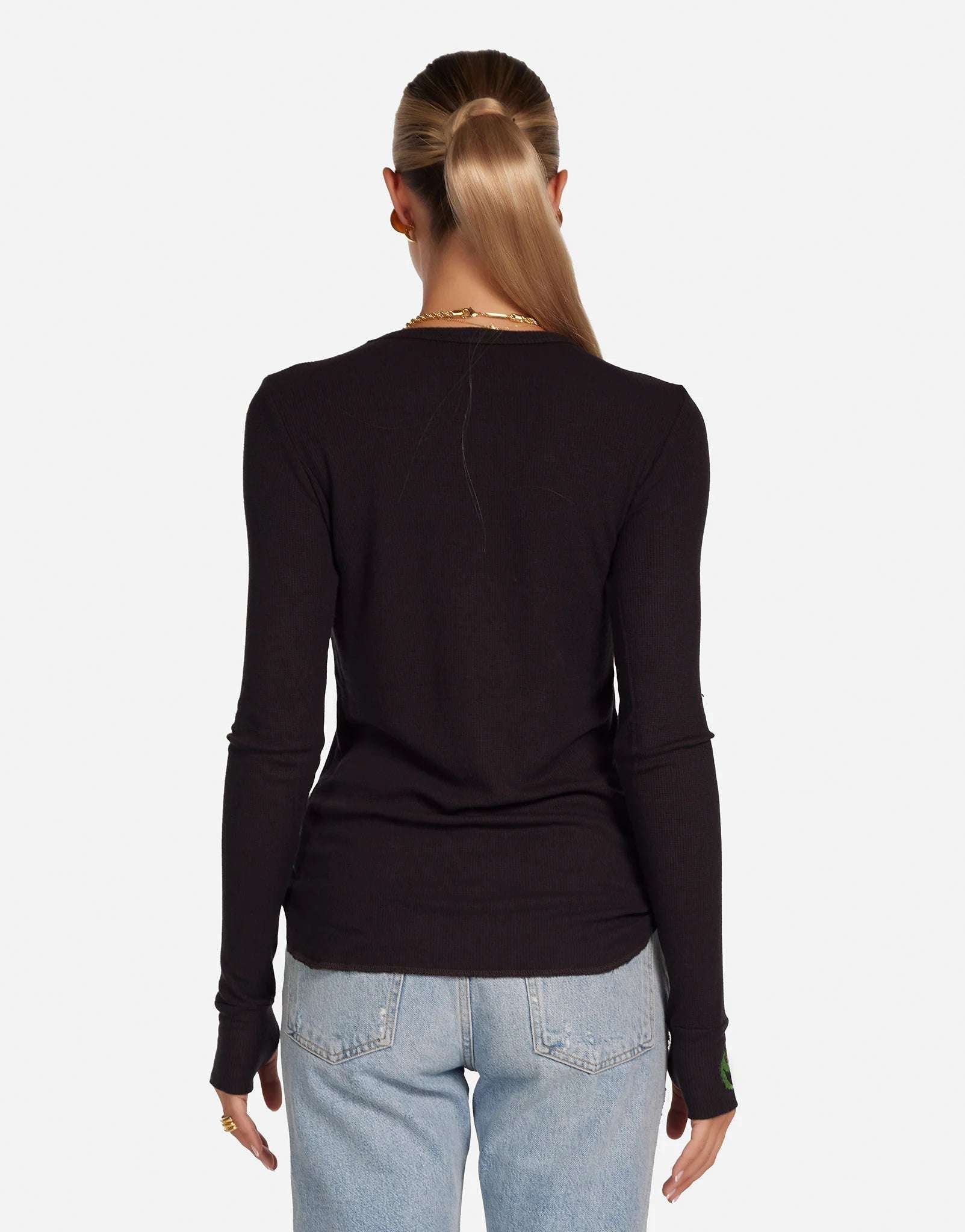 Lauren Moshi McKinley Oscar The Grouch Racing Long Sleeved Tee Long Sleeved Top by Lauren Moshi as seen on celebrities