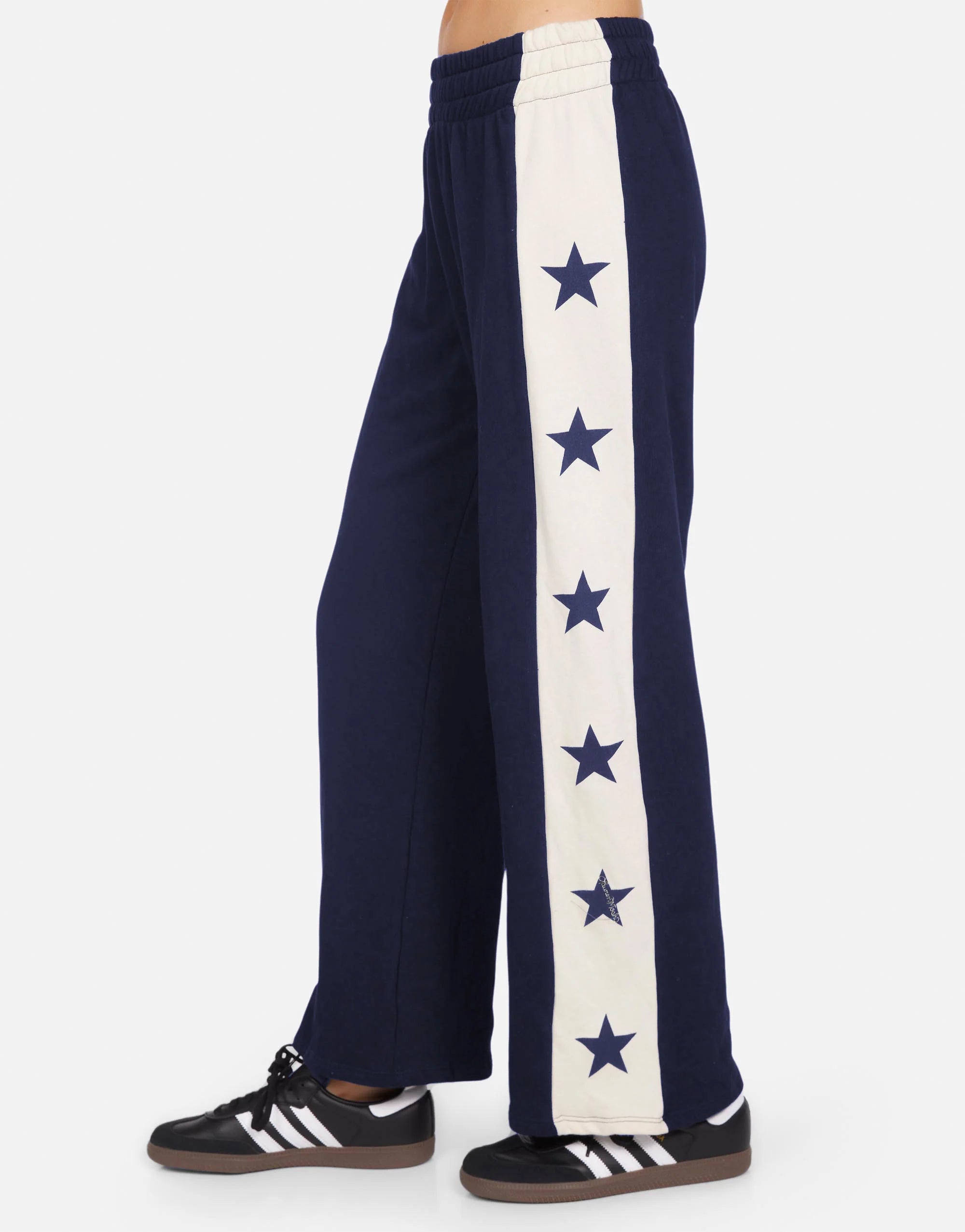 Lauren Moshi Tawny Stars Wide Leg Pants Sweatpants by Lauren Moshi as seen on celebrities