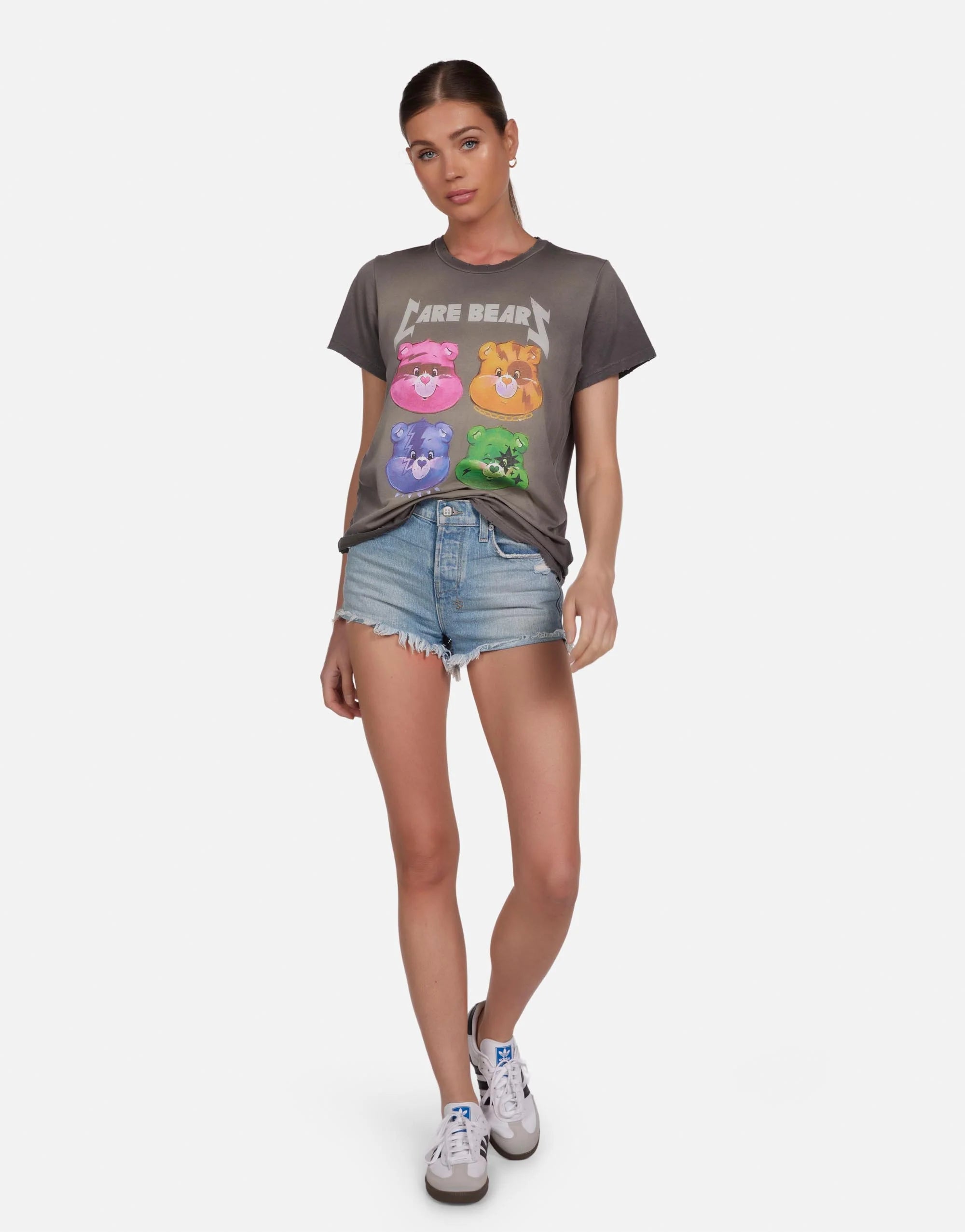 Lauren Moshi Wolf Rock Care Bears Tee T-Shirt by Lauren Moshi as seen on celebrities