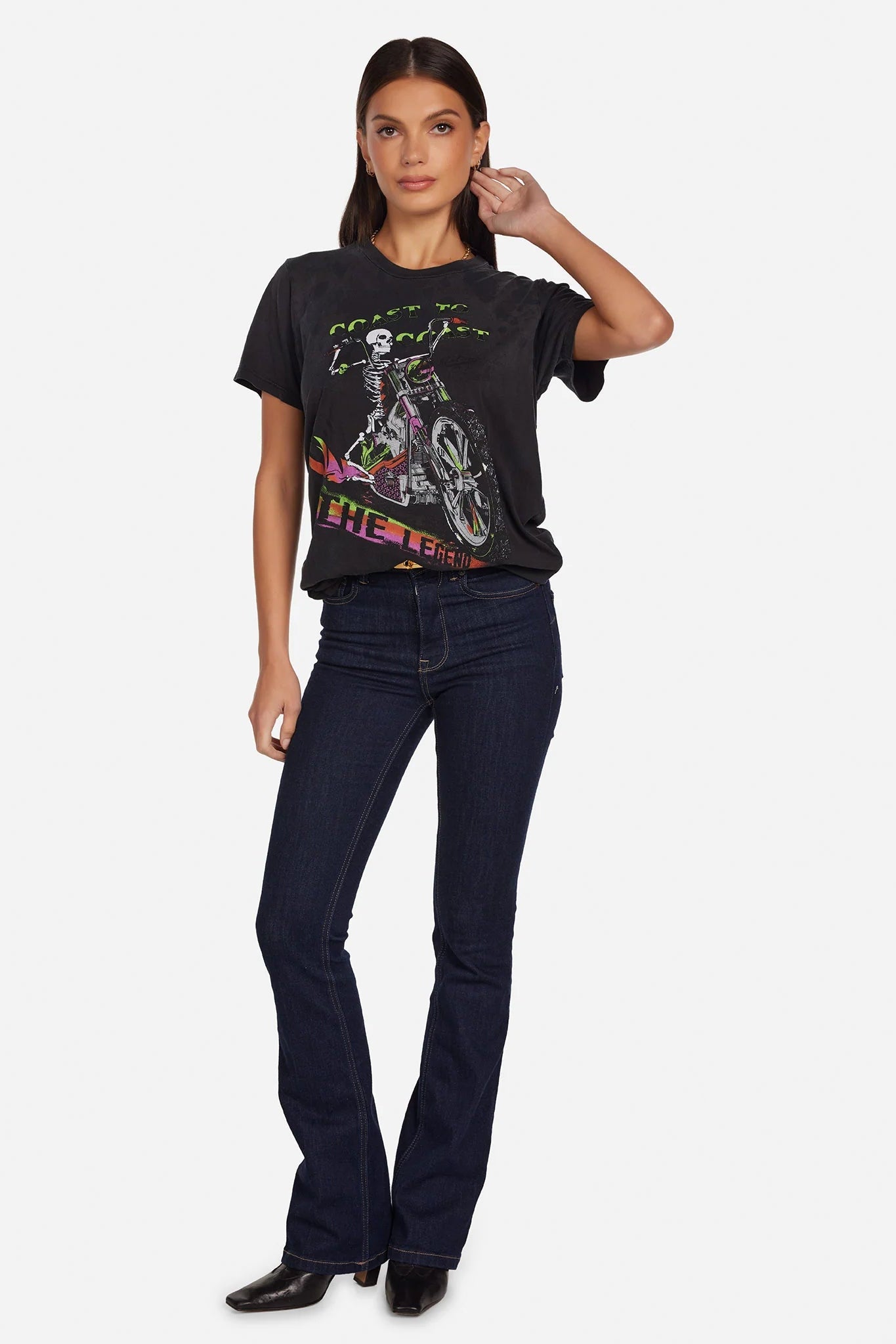 Lauren Moshi Wolf Color The Legend T-Shirt