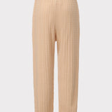 PIXIE & PEACH Maeve Crop Cable Knit Jogger