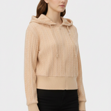 PIXIE & PEACH Maeve Crop Cable Knit
