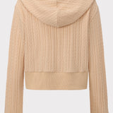 PIXIE & PEACH Maeve Crop Cable Knit