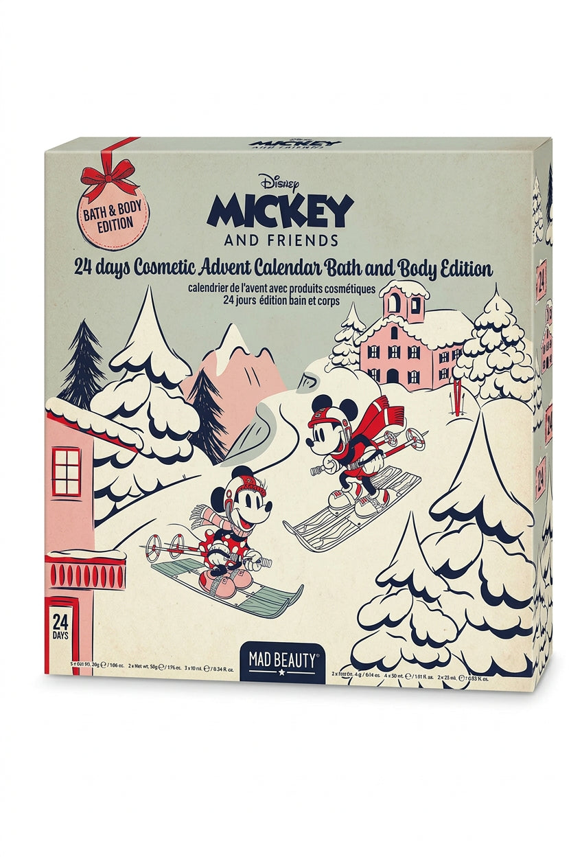 Mad Beauty Disney Mickey And Friends 24 Day Bath, Body & Beauty Advent Calendar