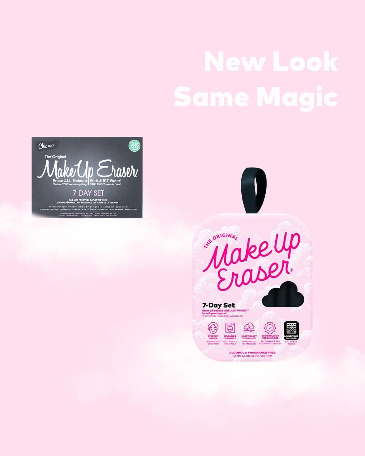 Shop Makeup Eraser Makeup Eraser Chic Black 7-Day Set online at Spoiled Brat