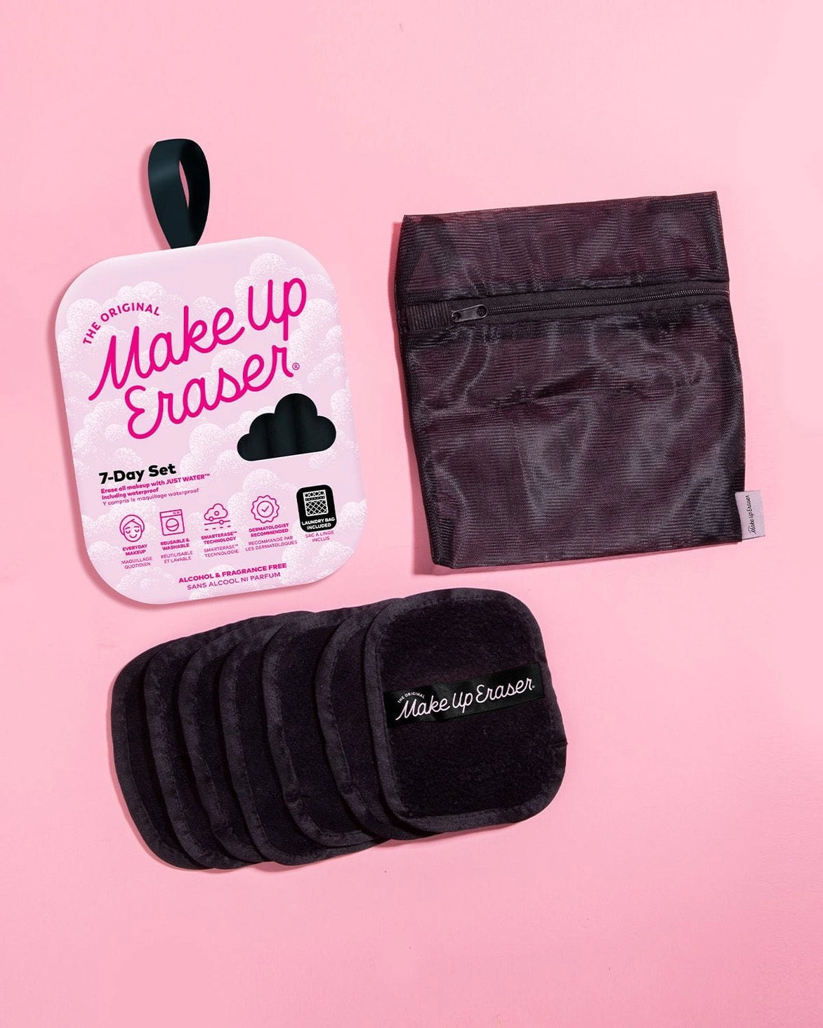 Shop Makeup Eraser Makeup Eraser Chic Black 7-Day Set online at Spoiled Brat