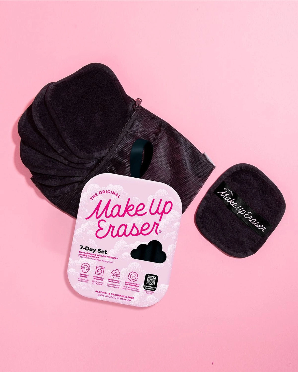 Shop Makeup Eraser Makeup Eraser Chic Black 7-Day Set online at Spoiled Brat