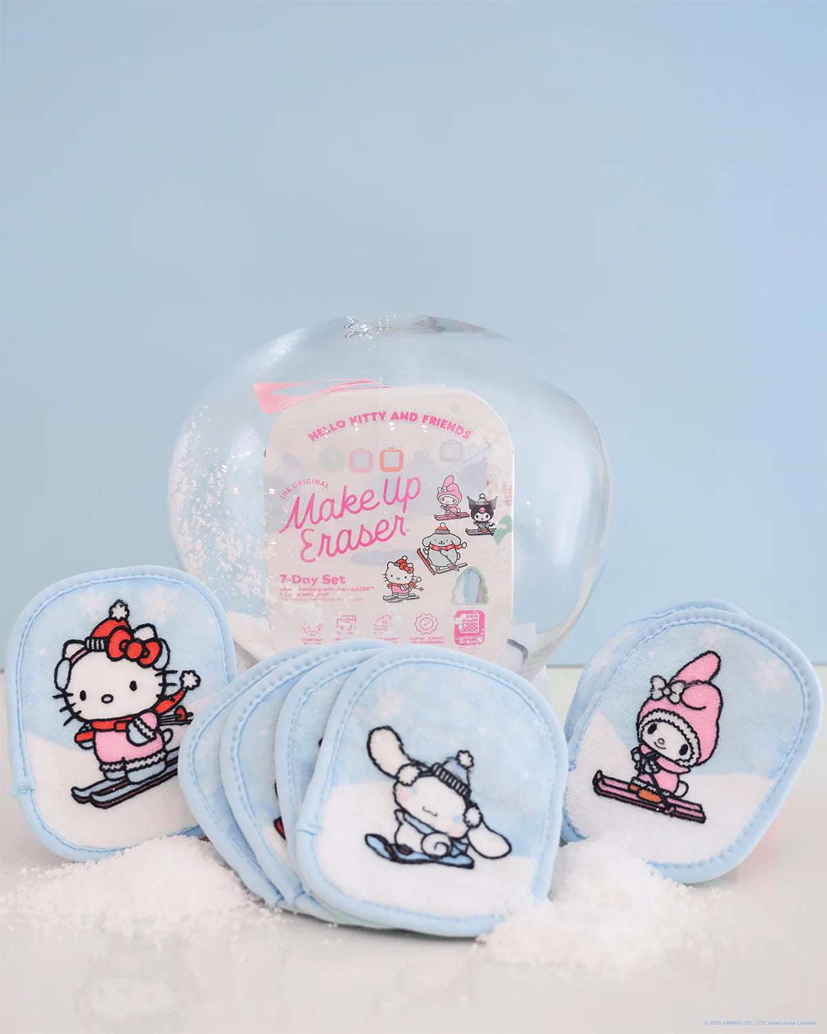 Makeup Eraser Hello Kitty & Friends Aspen Vacation 7-Day Set © Sanrio Beauty Product by Makeup Eraser as seen on celebrities