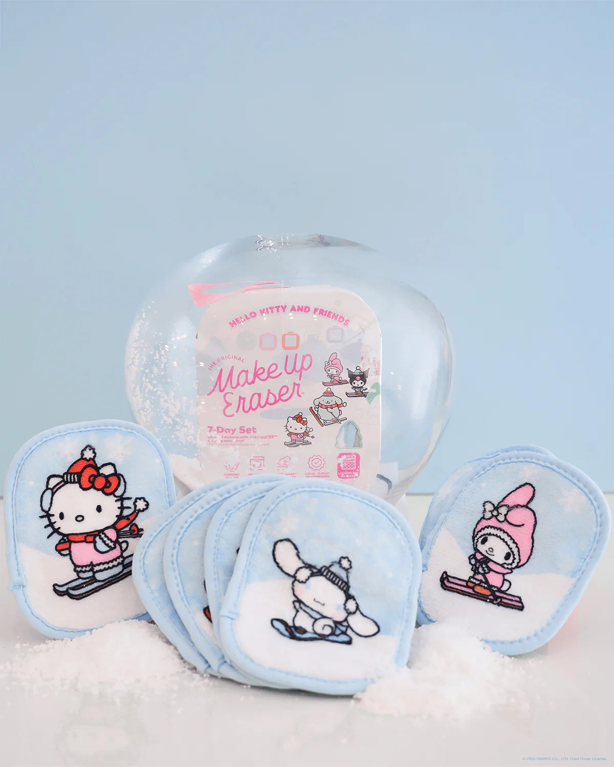 Shop Makeup Eraser Makeup Eraser Hello Kitty & Friends Aspen Vacation 7-Day Set © Sanrio online at Spoiled Brat