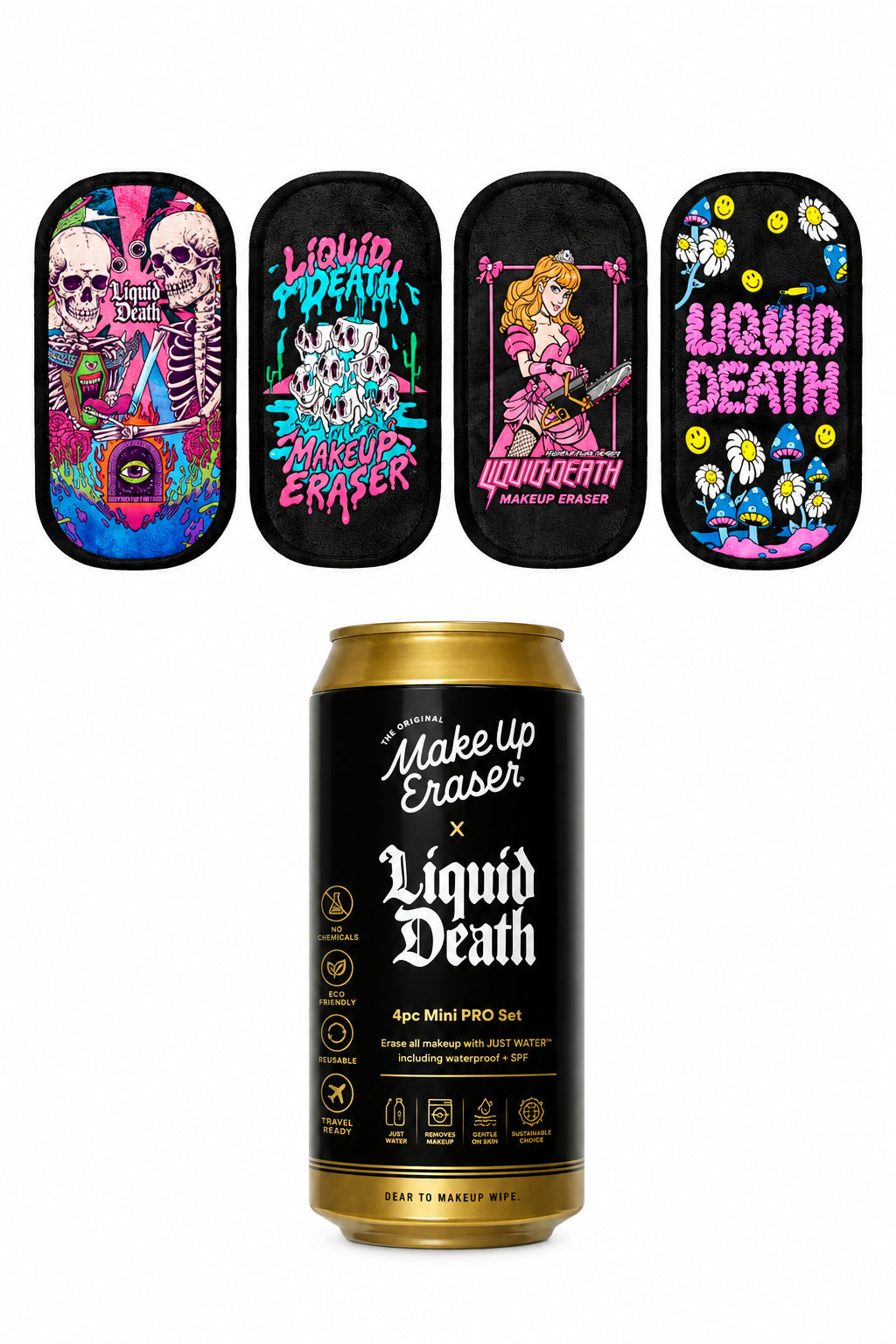 Makeup Eraser Liquid Death 4pc Set
