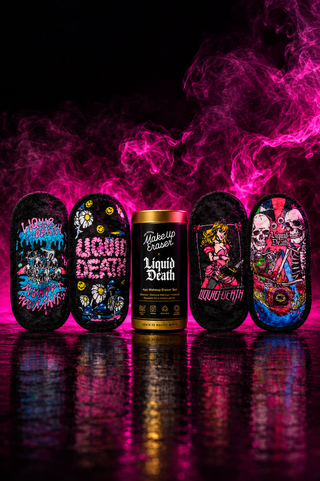 Makeup Eraser Liquid Death 4pc Set