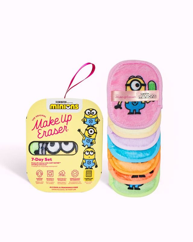 Makeup Eraser Minions 7-Day Set Beauty Product by Makeup Eraser as seen on celebrities