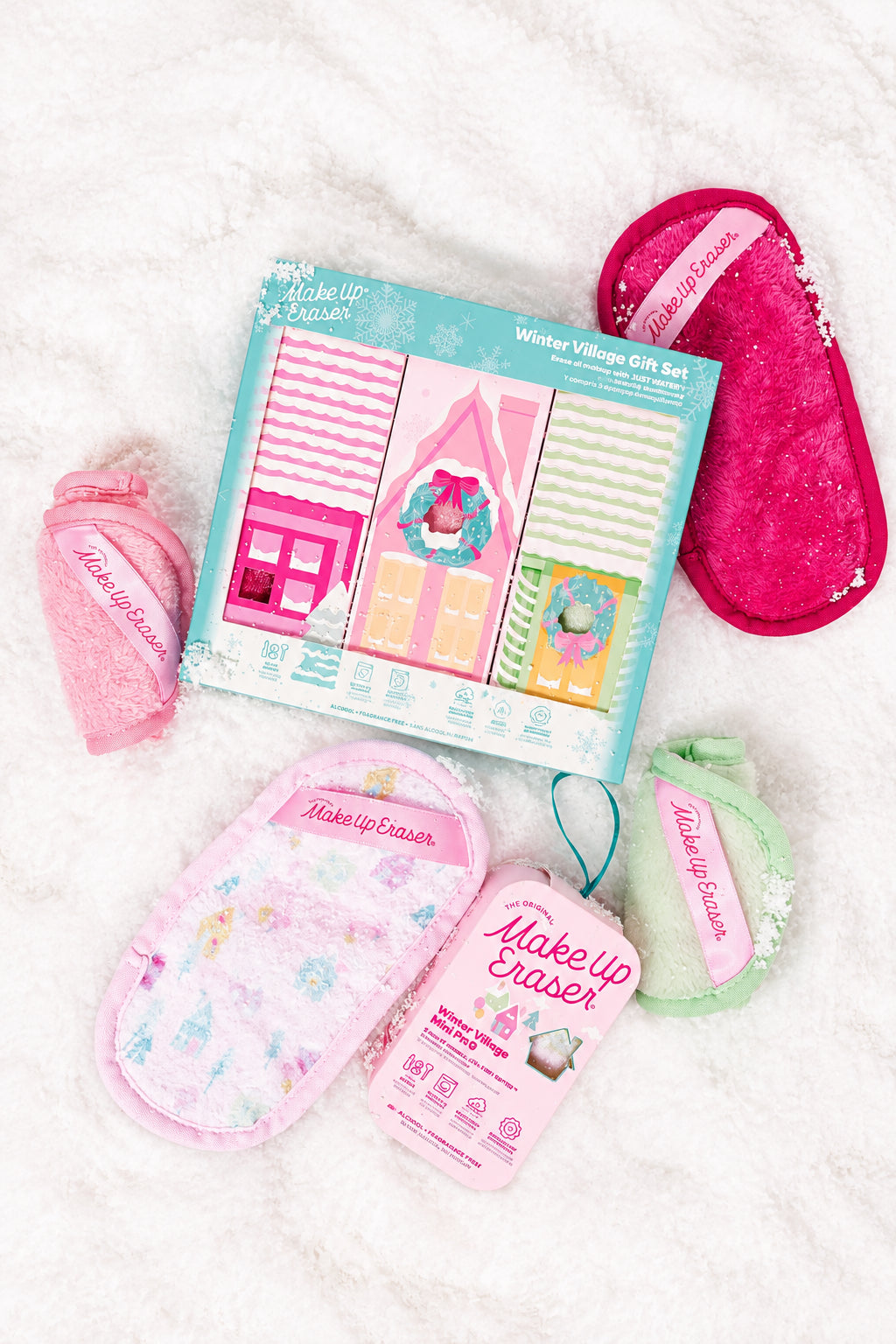 Makeup Eraser Winter Village 3pc Gift Set