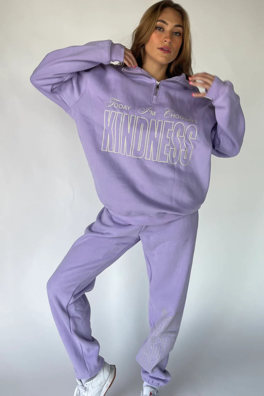 Mayfair Choose Kindness Sweatpants as seen on Catherine Tyldesley Sweatpants by The Mayfair Group as seen on celebrities