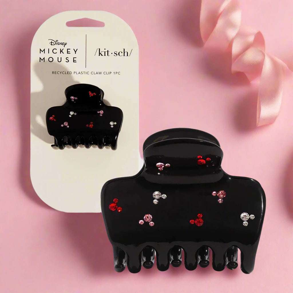 Mickey/Minnie x Kitsch Cloud Clip - Black Hair Band by Kitsch as seen on celebrities