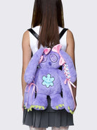 Minga London x Ema Gaspar Bunny Plush Backpack Backpack by Minga London as seen on celebrities